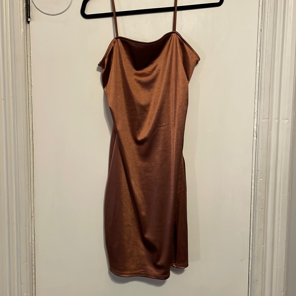 Rue21 Rose Gold Bodycon Dress